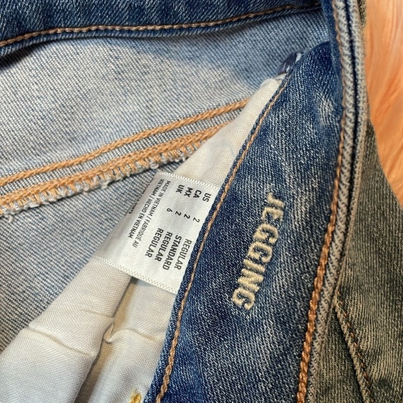 American Eagle Super Stretch Light‎ Wash Jegging Size 2 - Picture 5 of 7